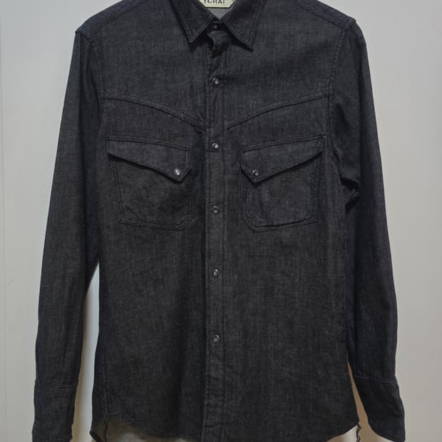 YCHAI 이카이 웨스턴 데님 셔츠 S
