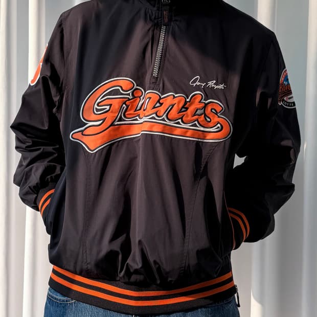 [L]롯데 자이언츠 춘추용 베이스볼 하프집업 바람막이 자켓