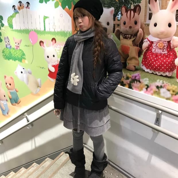 스윙잉서울 코디세트 버버리원피스