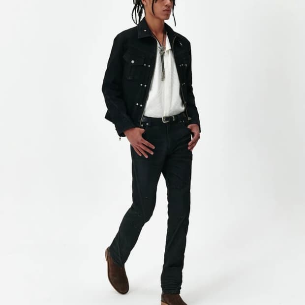 넥스트도어립스 DISTRESSED JEAN BLACK