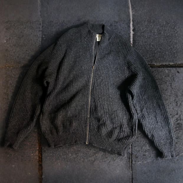 8~90s 엘엘빈 알파카 울 블랜드 풀 집업 스웨터 Made in USA