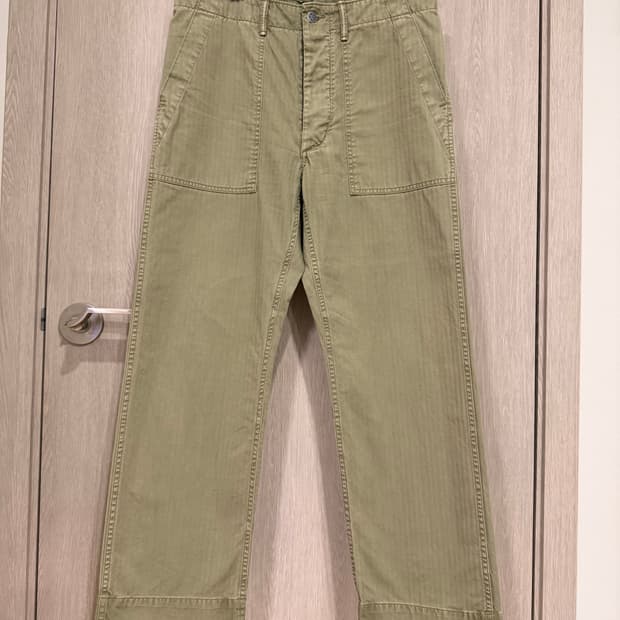 rrl 더블알엘 헤링본 퍼티그 팬츠