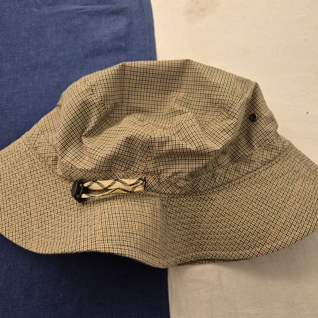 cableami 글렌체크 버킷 햇