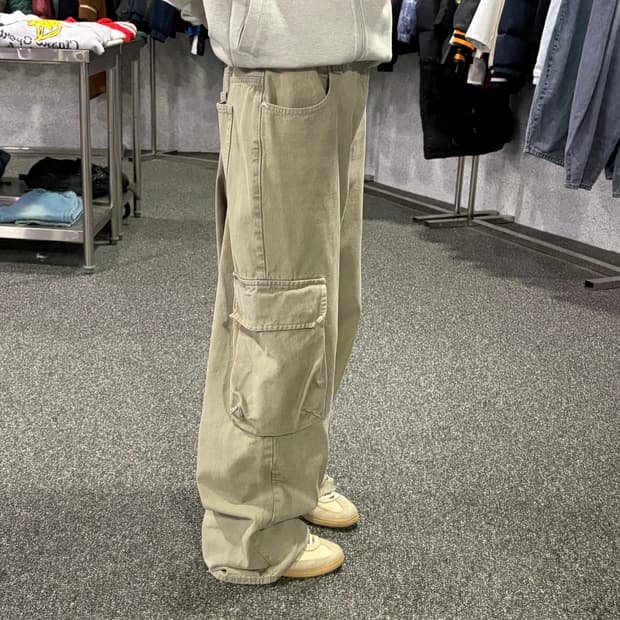 빈티지 코튼 카고 팬츠 B3656