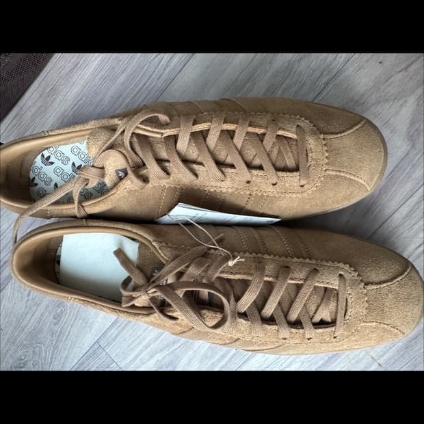 아디다스 토바코 브라운 스웨이드 285