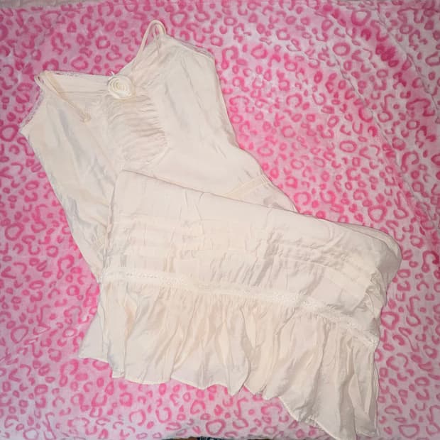 슬립풍 나시 원피스