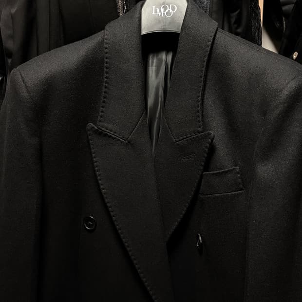 발렌티누스 더블 코트 FELTRO 블랙