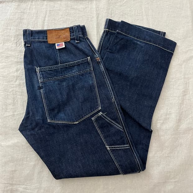USA 빈티지 베이커 카펜터 데님 워크 팬츠