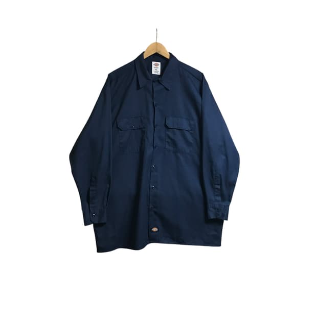 디키즈 워크 네이비셔츠