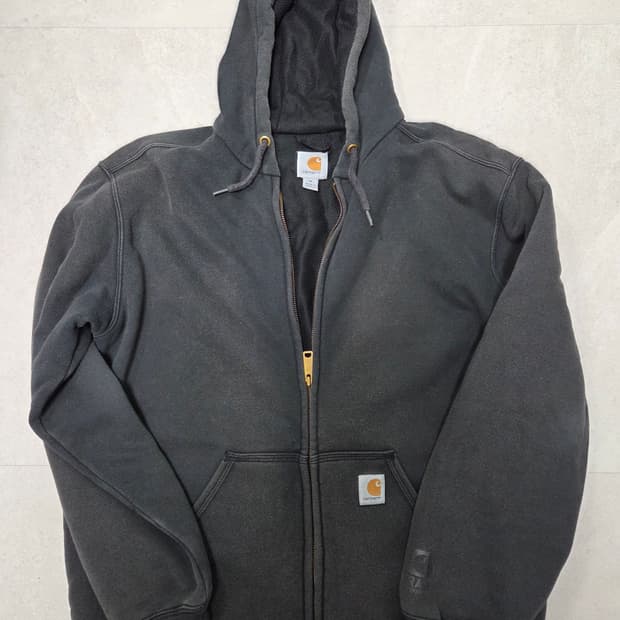 칼하트 써멀 후드집업 차콜 