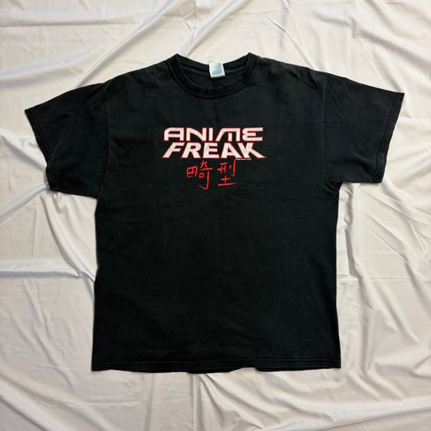 [L] 00s 빈티지 아니메 프릭 티셔츠