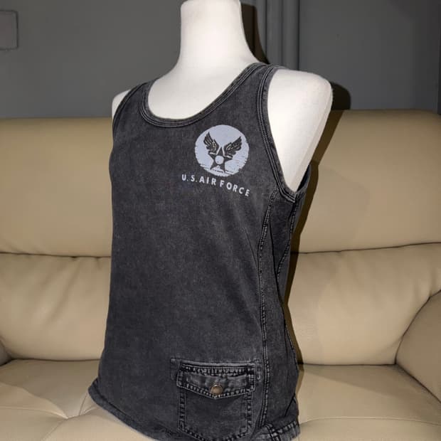 Avirex cargo point pigment sleeveless 