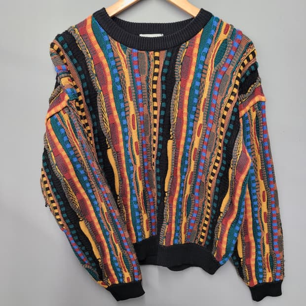 Giovanni Uomo 이테리 쿠지패턴 케이블 니트