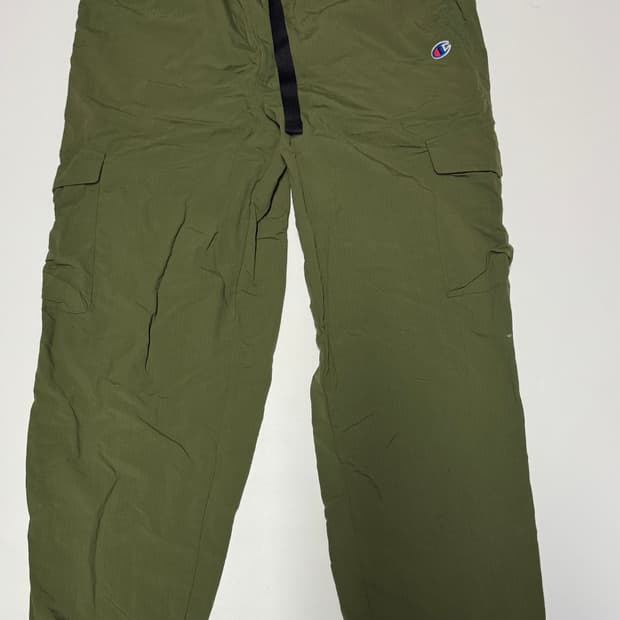 챔피온 24년도 나일론 바스락 밑단스트링 벨티드 카고팬츠 M