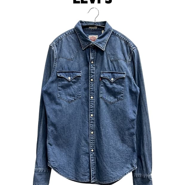 리바이스 슬림핏 웨스턴 데님 셔츠