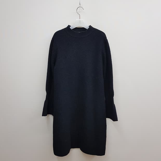 한섬 시스템 울 블렌드 미니멀 니트 원피스 F사이즈