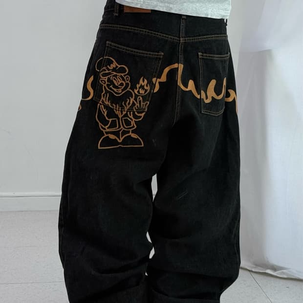 위캔더스 dwarf 데님팬츠