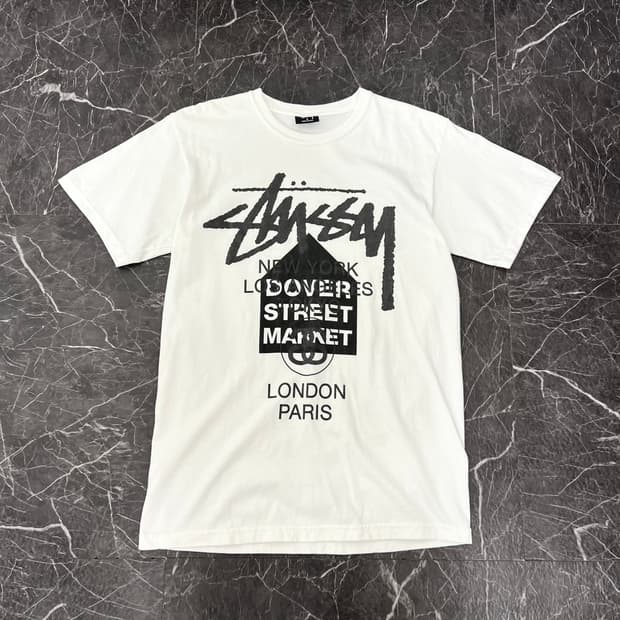 스투시 도버 스트리트 마켓 월드투어 반할 화이트