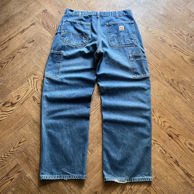 [34]칼하트FR USA 빈티지 워싱 싱글니 카펜터 워크 데님 팬츠