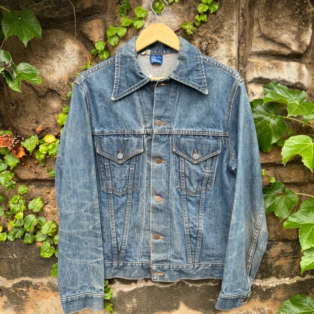 70s 시어스 sears 3rd 빈티지 데님 트러커 자켓 M