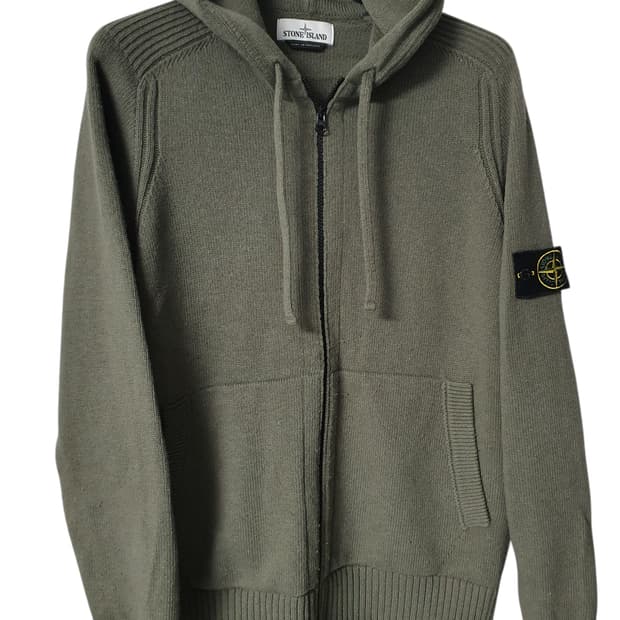 스톤아일랜드 니트 후드집업