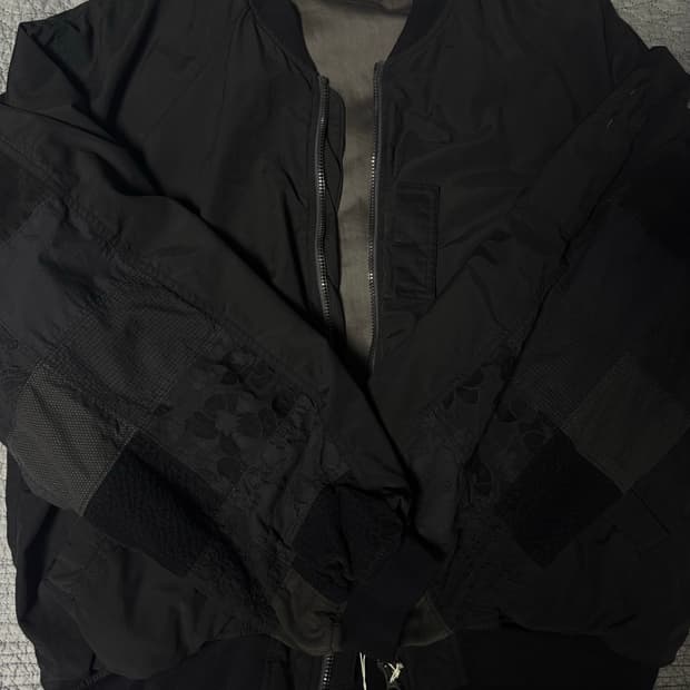 4) 폴리테루 1011 리버시블 패치드 마원 ma-1 25ss