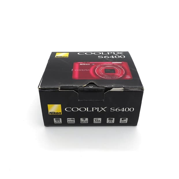 NIKON COOLPIX 니콘 쿨픽스 S6400 레드 모델 풀박스