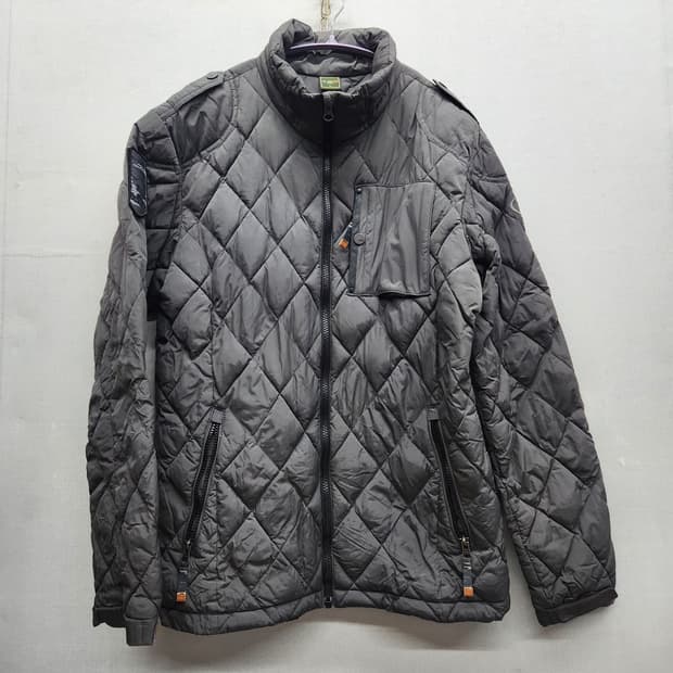 아이더 로고 와펜 원포켓 퀄팅 스트링 경량패딩 L(L)