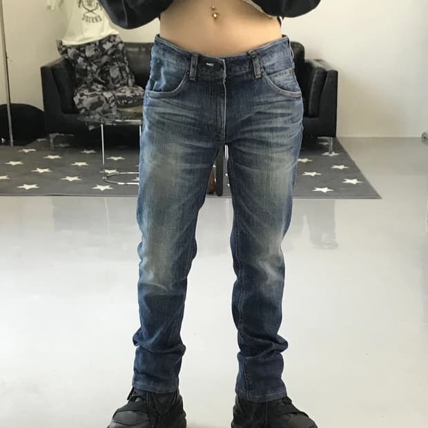 아디다스 데님팬츠