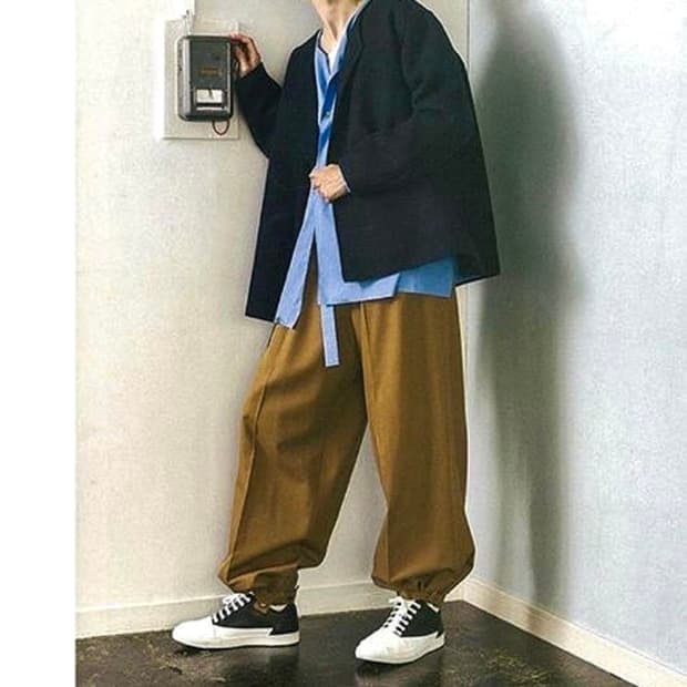 (48) 마르니 16AW 기모노 자켓 네이비