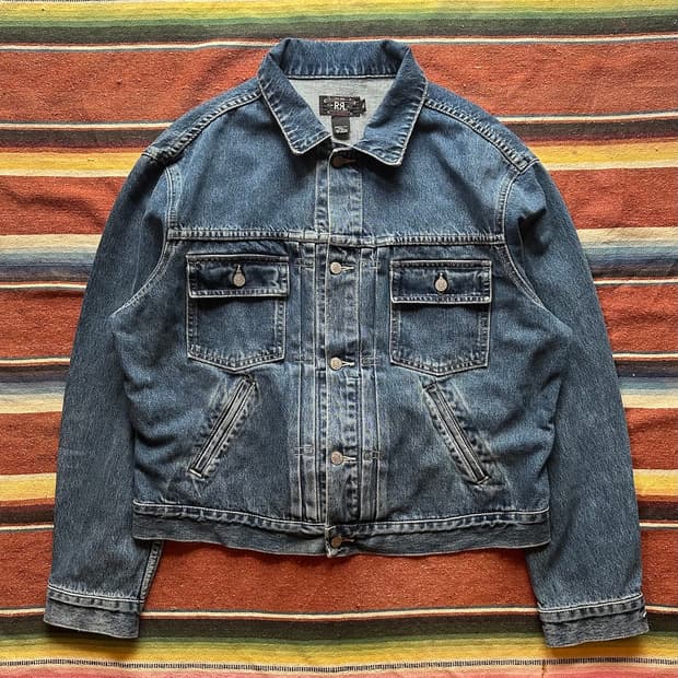 90s USA 빈티지 더블알엘 RRL 2세대 데님 자켓