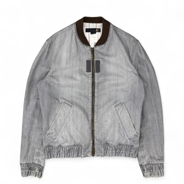 저스트 카발리 데님 블루종