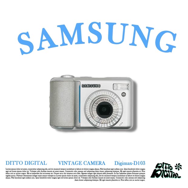 Samsung digimax D103디카