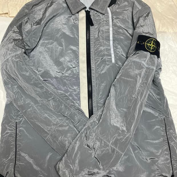 스톤아일랜드 18fw 나일론 메탈 아이스 M