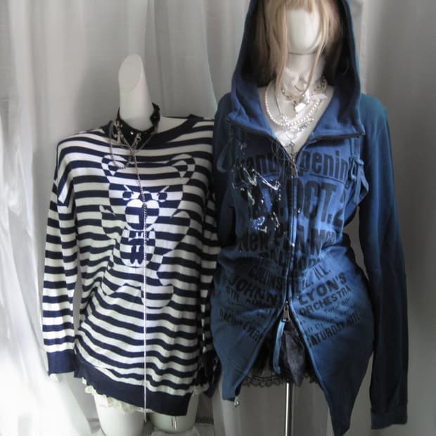 Punk 2-way zip-up 펑크 집업