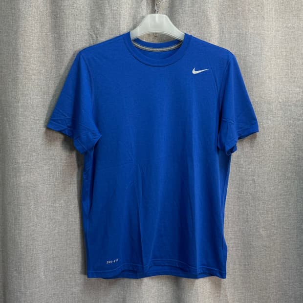 [XL] 나이키 드라이핏 블루 기능성 반팔 티셔츠