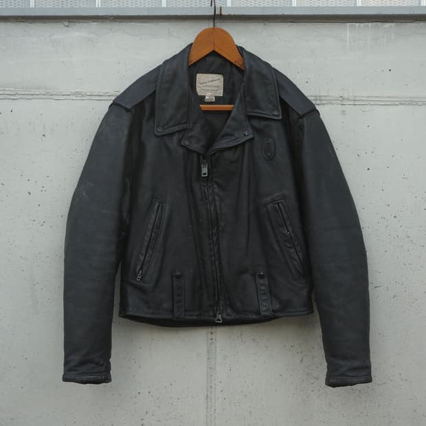 70‘s 테일러레더웨어 뉴올리언스 폴리스맨 패트롤 레더 자켓