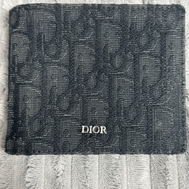 디올 오블리크 반지갑