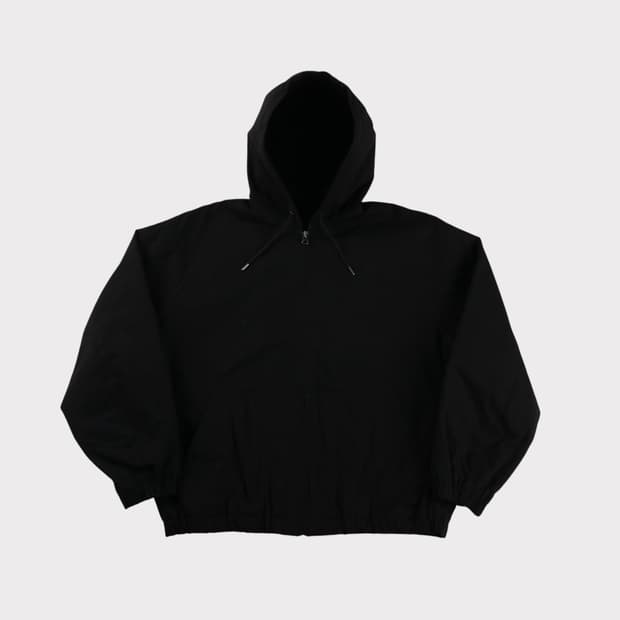 [L] 유니클로 U 후드집업 블루종