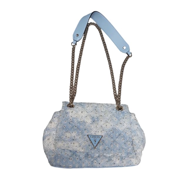 게스 GUESS 미니 플랩 퀼팅백 갸루 핀터깔