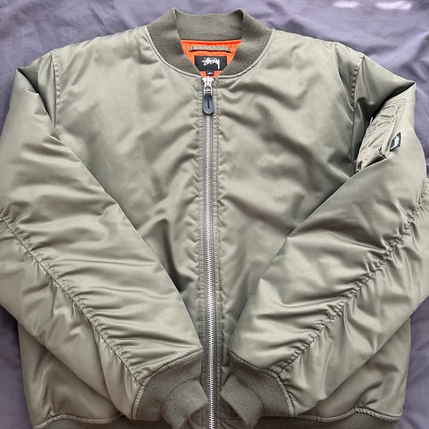 [상태좋음] 스투시 x 꼼데 MA-1 L사이즈