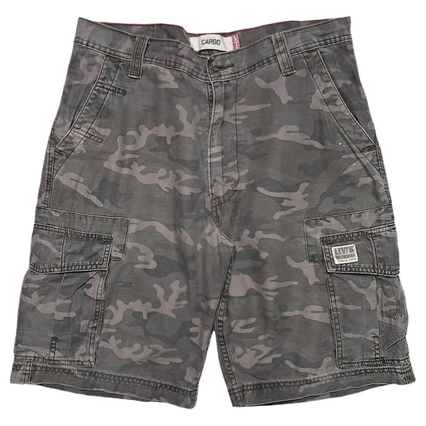 LEVI'S 카모팬츠 카고 하프 팬츠 W33