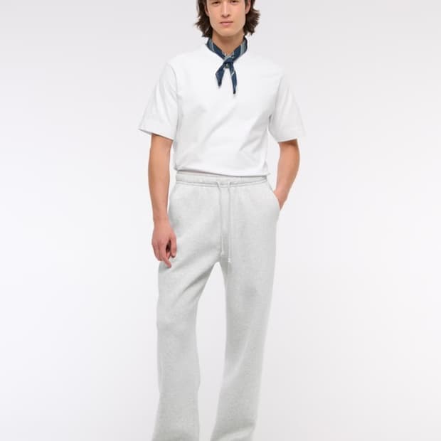 아베크롬비 베기 오픈햄 스웻팬츠 XS 새상품