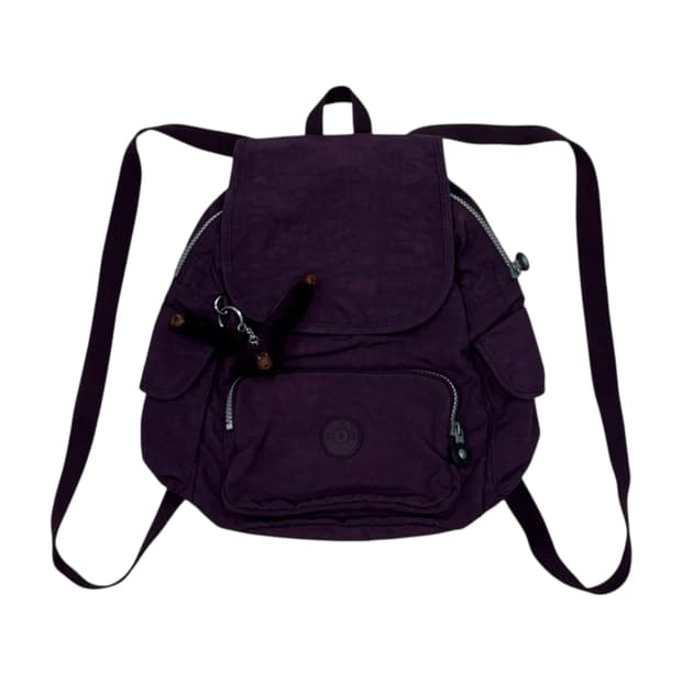 키플링 빈티지 고릴라 퍼플 보라 포켓 백팩 가방