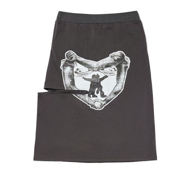 Open yy 오픈와이와이 YY HUG&HEART CUTOUT SKIRT