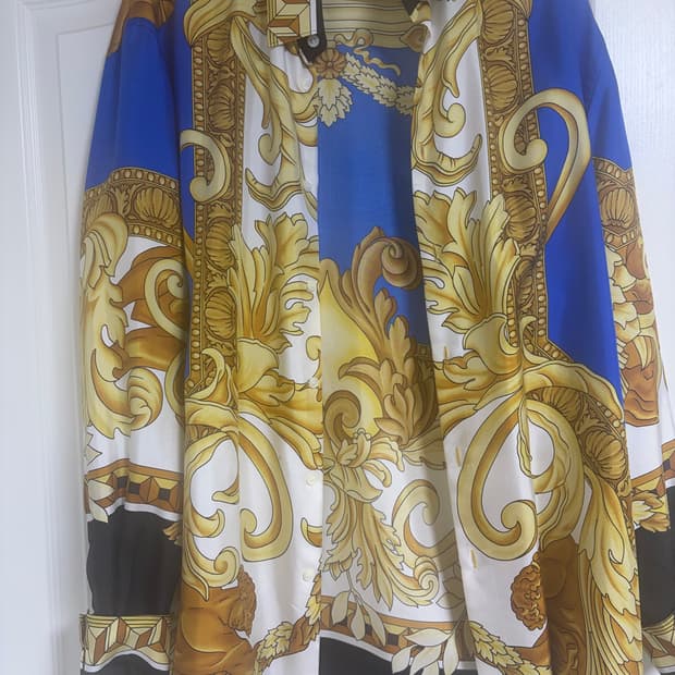 베르사체 실크셔츠