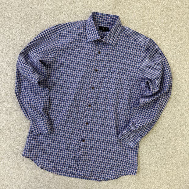 105 닥스 캐주얼 체크 셔츠 0324D