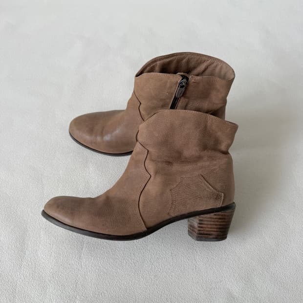 [250]Pre owned 레더 웨스턴 부츠