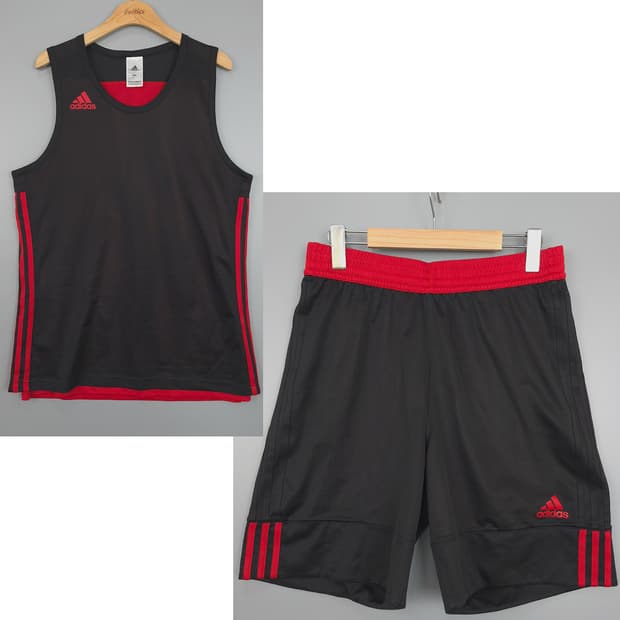 아디다스 adidas 민소매 상하의 세트 3XL