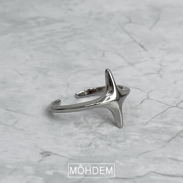 [Unisex] 링 크로스 실버 반지